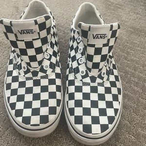 VANS checkered lace up shoes